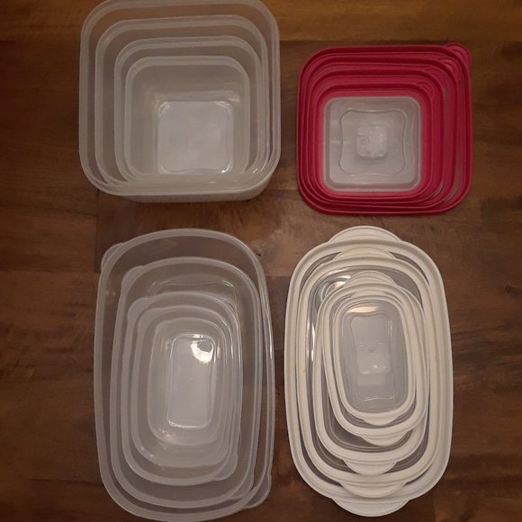 Nested Plastic Food Storage Bundle - 18 pieces - Picture 3 of 7